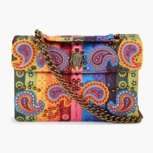 Kurt Geiger London Kensington paisley-print satchel bag
